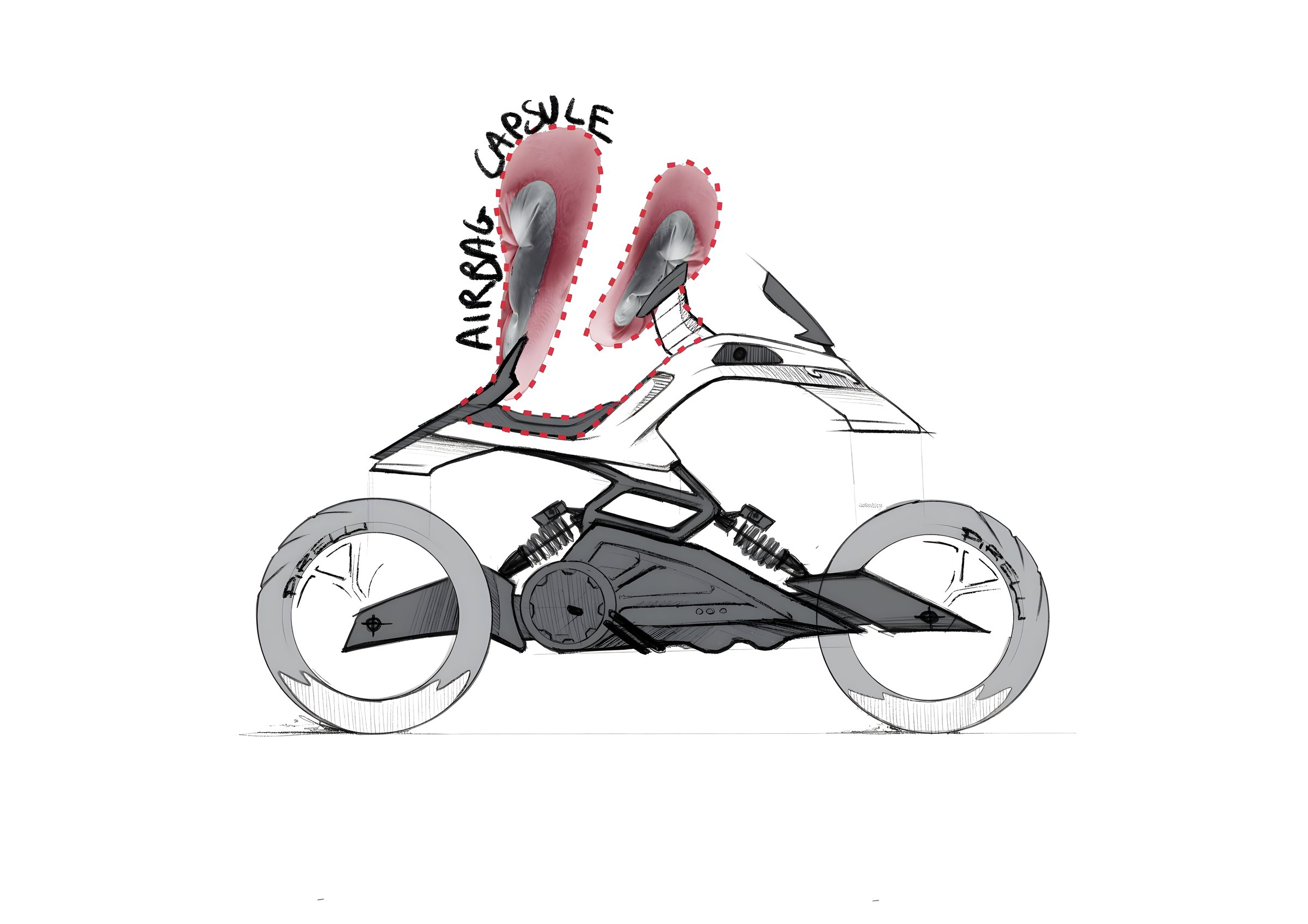 AEGIS — sketch de la capsule airbag