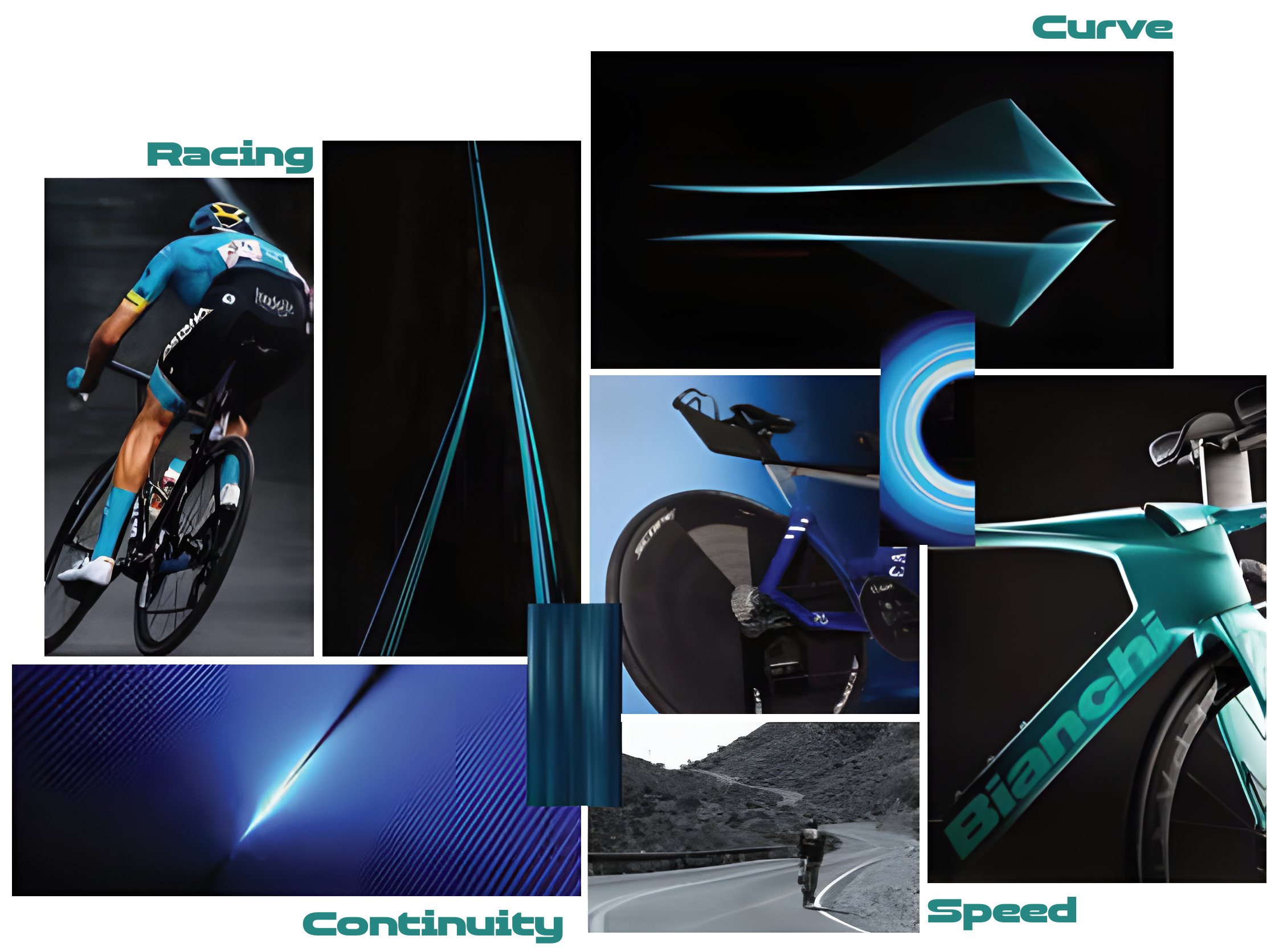 ALTIS — moodboard : course, courbe, continuité, vitesse
