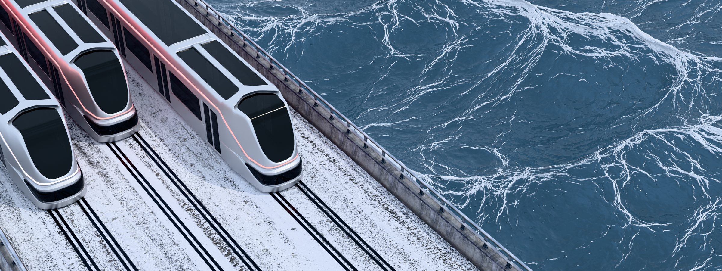NORTHLINE — vue aérienne au-dessus de la mer